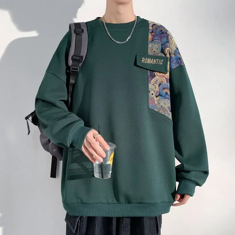 Freshscape Baskılı Oversize Sweatshirt