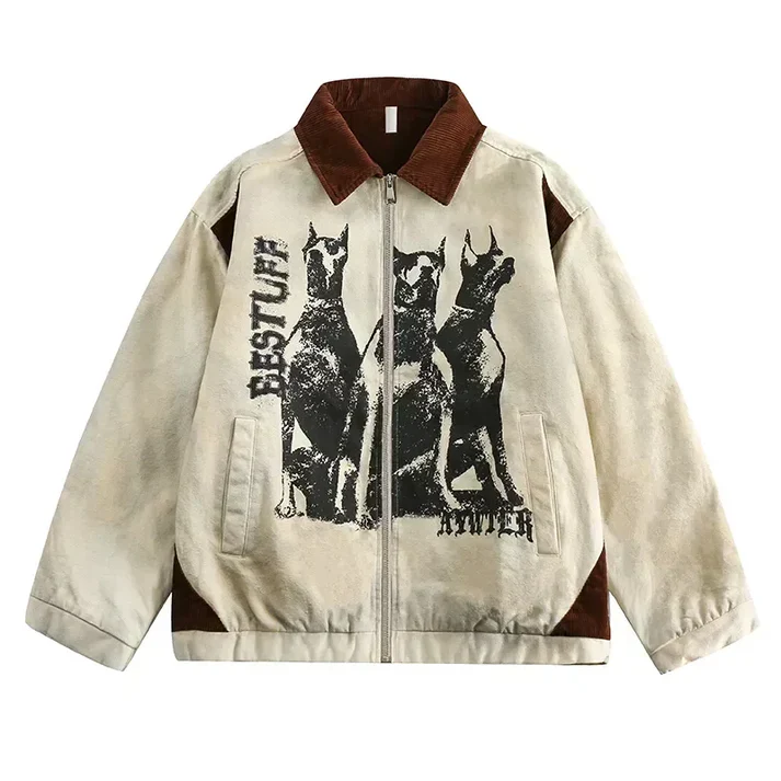 Doberman Printed Jacket